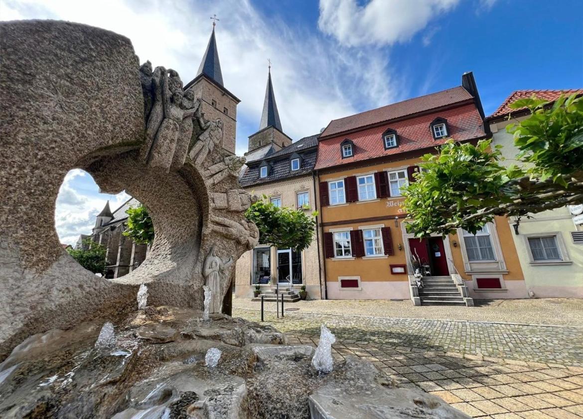 Hotel Weinstube Am Markt Gerolzhofen Екстер'єр фото